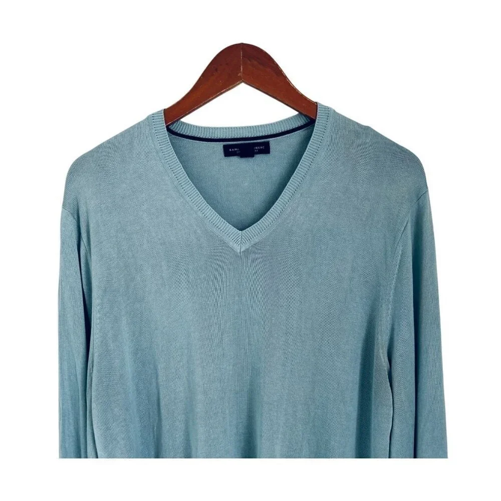 Banana Republic Silk Cashmere Sweater V-Neck Pullover Size XL